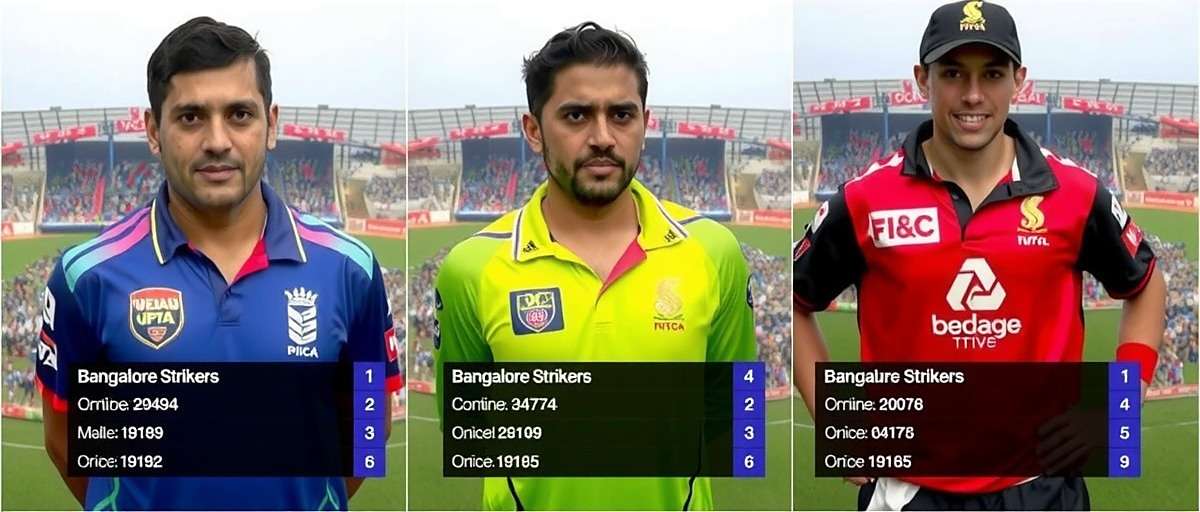 Bangalore Strikers Regional Versions Comparison of Bangalore Strikers regional versions showing different commentary options
